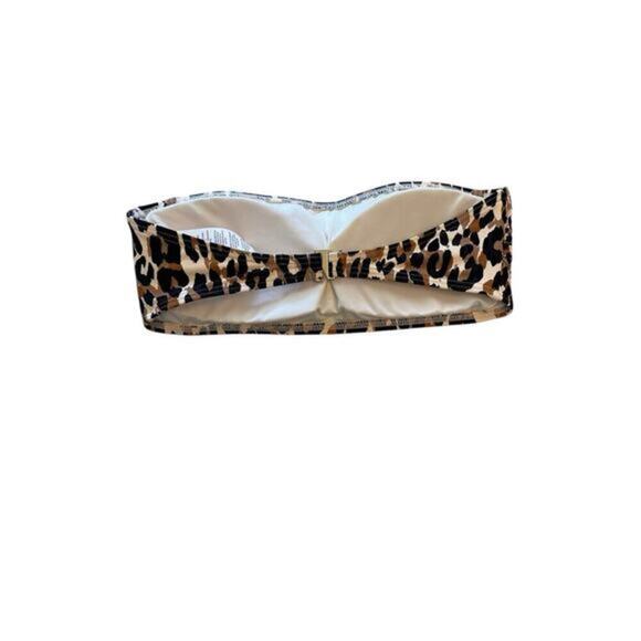 Kate Spade New York Women's Animal-Print Bandeau Bikini Top Size XS NWT $80 - Picture 2 of 4